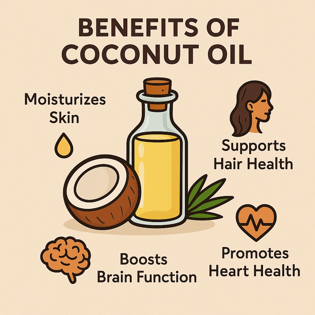 The Benefits of Coconut Oil for Skin & Hair